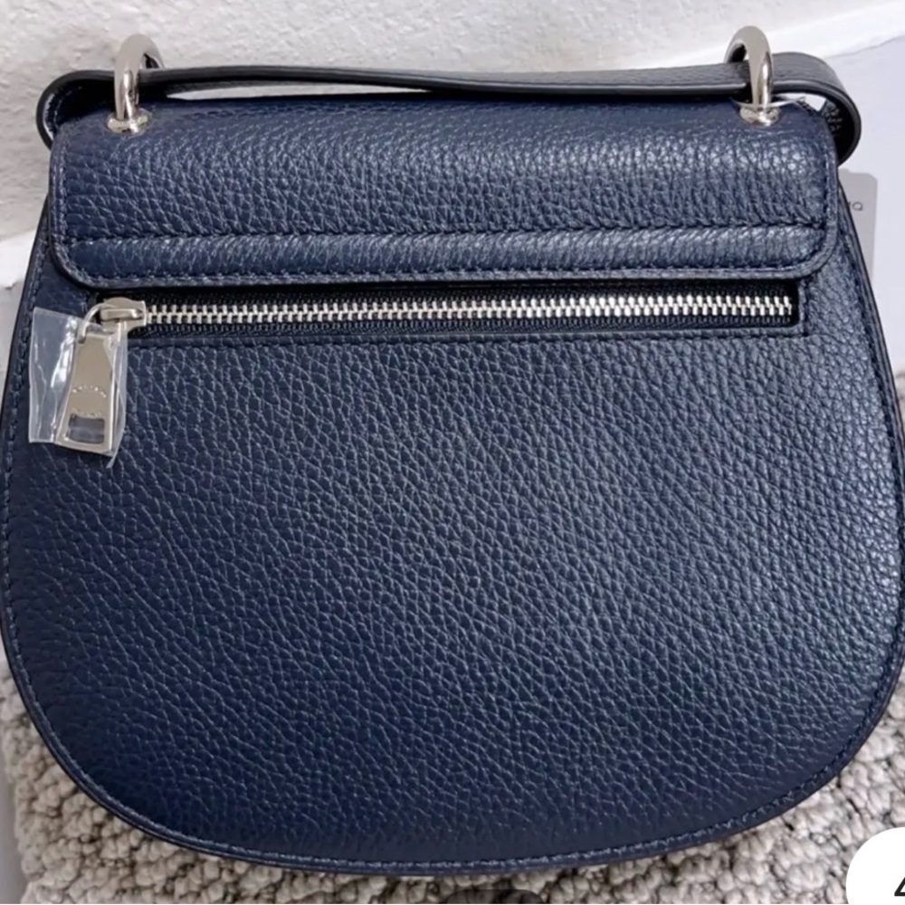 NWT Coach Remi Saddle Bag With Whipstitch Daisy Applique WITH card wallet - Picture 4 of 10